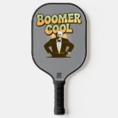 Boomer Cool Pickleball Paddle - Grappige Retro Spo (Voorkant)