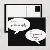 boomer geen waardigheids grap briefkaart (Voorkant / Achterkant)