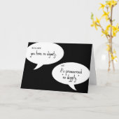 boomer geen waardigheids grap kaart (Gele Bloem)