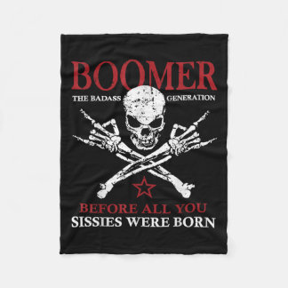 Boomer Generatie voordat All You Sissie werd gebor Fleece Deken