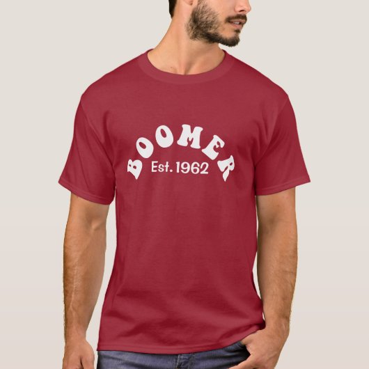 BOOMER Gest. 19** T-Shirt (Voorkant)