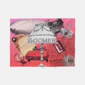BOOMER Nostalgic Fleece Deken (Voorkant (Horizontaal))