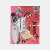 BOOMER Nostalgic Fleece Deken (Voorkant)