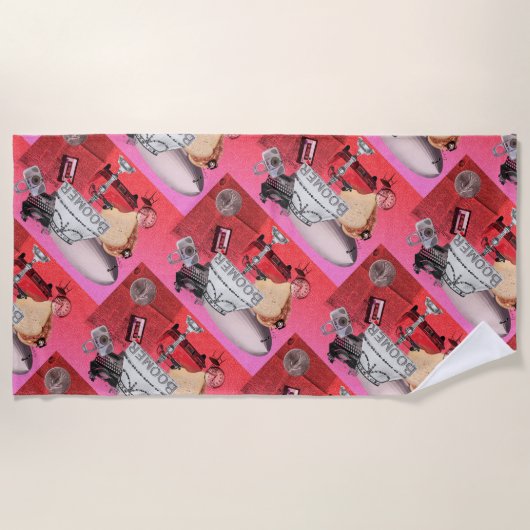 BOOMER Nostalgic Strandlaken (Voorkant)