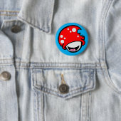 Boomer Pin - blauw Ronde Button 5,7 Cm (In situ)