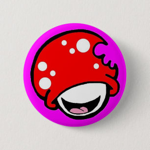 Boomer Pin - Helderroze Ronde Button 5,7 Cm