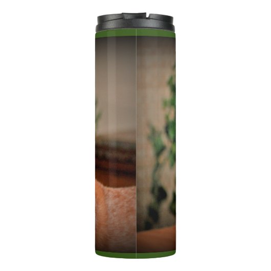 "Boomer" Red Heeler Dog Thermal Tumbler Thermosbeker (Achterkant)