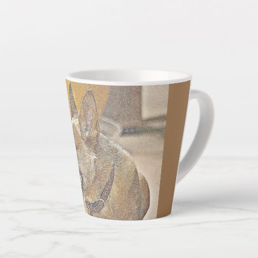 Boomer Red Heeler Latte Mok (Rechterhoek)
