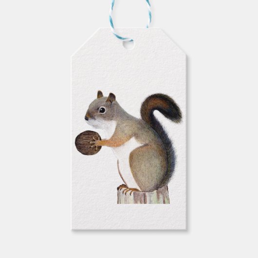 Boomer Squirrel Cadeaulabel (Voorkant)