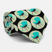 Boomer Stropdas - Retro Lounge-stoel Fifties Strop (Opgerold)