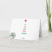 Boomer Vrolijke Vakantie Dans Kerst Kaart (Achterkant)