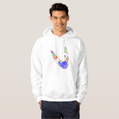Boomerang Basic Liefde Dankbaarheid Waardering Hoodie (Voorkant volledig)