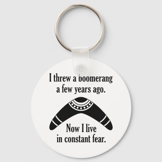 Boomerang Constant Fear Sleutelhanger (Voorkant)