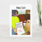 Boomerang Folded Wenskaart Kaart (Voorkant)