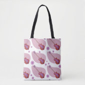 Boomerang  Guitars Retro Time Pattern Tote Bag (Voorkant)