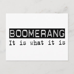 Boomerang Het is Briefkaart