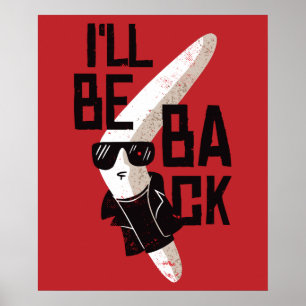 Boomerang ik ben een back Terminator Parody Poster