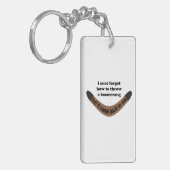 Boomerang Joke Sleutelhanger (Voorkant Links)