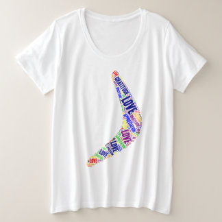 Boomerang Liefde, Dankbaarheid, Waardering Grote Maat T-shirt