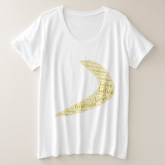 Boomerang Liefde, dankbaarheid, waardering Grote Maat T-shirt