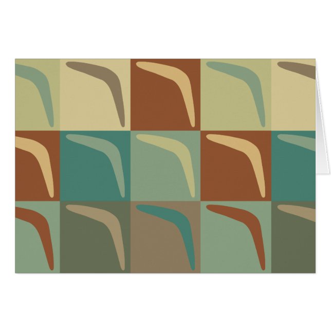 Boomerang Pop Art (Voorkant Horizontaal)