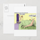 Boomerang Relagionships Funny Cartoon Gifts & T -  Briefkaart (Voorkant / Achterkant)