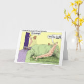 Boomerang Relagionships Funny Cartoon Gifts & T -  Kaart (Gele Bloem)