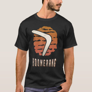 Boomerang Retro Classic Sunset Sport T-shirt