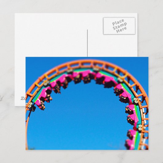 Boomerang Roller Onderzetter Worlds of Fun, KC Briefkaart (Voorkant / Achterkant)