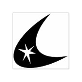 Boomerang & Star Rubberstempel (Afrduk)