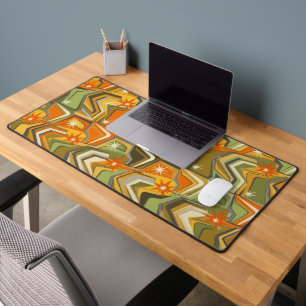 Boomerang Starburst - Mid-Century Geometrisch Bureaumat