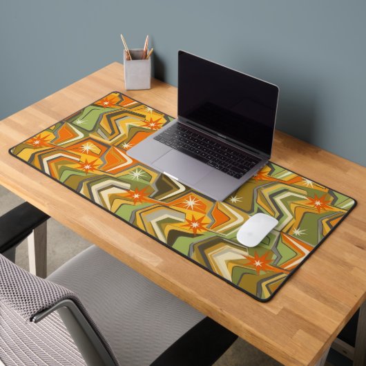 Boomerang Starburst - Mid-Century Geometrisch Bureaumat (Kantoor 2)