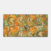 Boomerang Starburst - Mid-Century Geometrisch Bureaumat (Voorkant)
