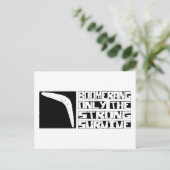 Boomerang Survive Briefkaart (Staand voorkant)