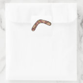 Boomerang Vierkante Sticker (Tas)