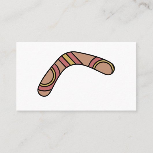 Boomerang Visitekaartje (Voorkant)