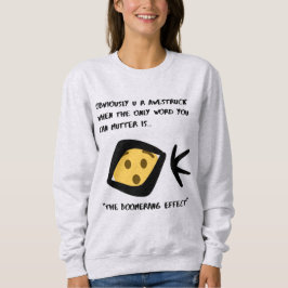 Boomeranged, zijnde een basisch Sweatshirt voor de