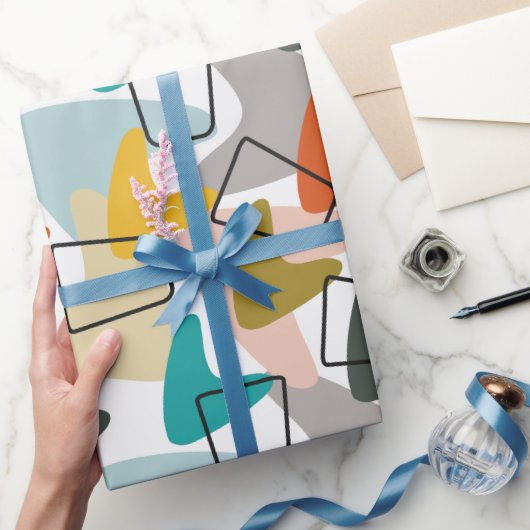 Boomerangs en kurken cadeaupapier (Geschenken)