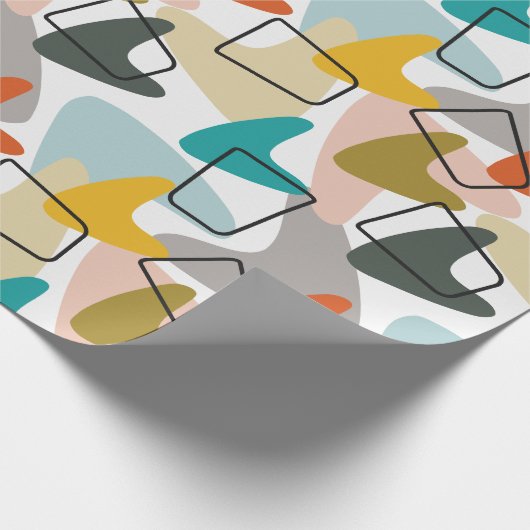 Boomerangs en kurken cadeaupapier (Hoek)