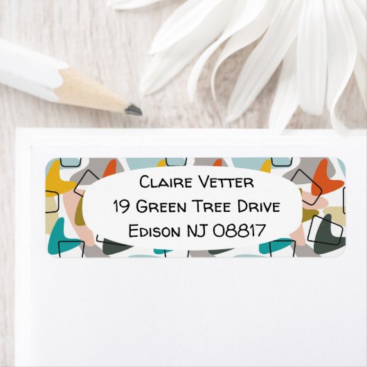 Boomerangs en kurken etiket (Insitu)