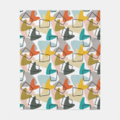 Boomerangs en kurken fleece deken (Voorkant)