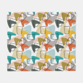 Boomerangs en kurken fleece deken (Voorkant (Horizontaal))
