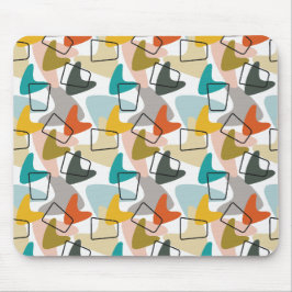 Boomerangs en kurken muismat