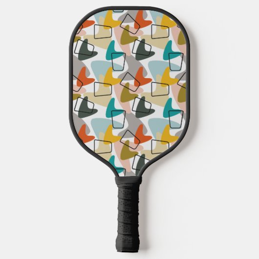 Boomerangs en kurken pickleball paddle (Achterkant)
