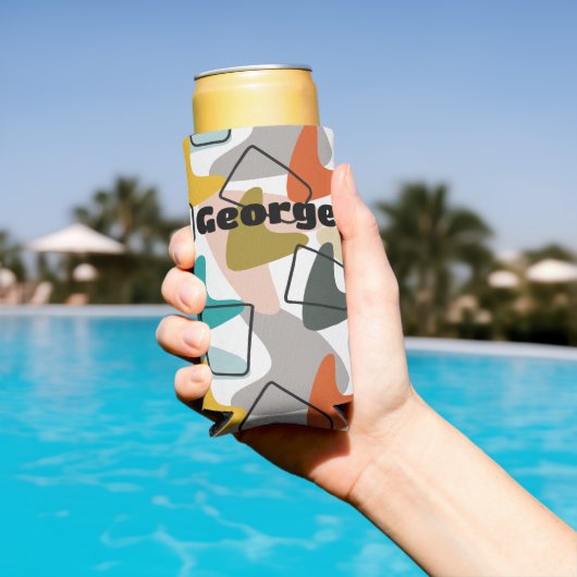 Boomerangs en kurken seltzer blikjeskoeler (Insitu Zwembad)