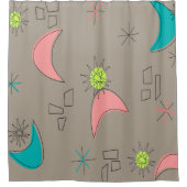 Boomerangs en Starbursts Shower Curtain Douchegordijn (Voorkant)