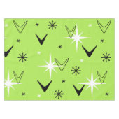 Boomerangs en Stars Chartreuse uit de jaren vijft Tafelkleed (Voorkant (Horizontaal))