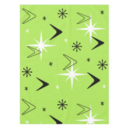  Boomerangs en Stars Chartreuse uit de jaren vijft Tafelkleed