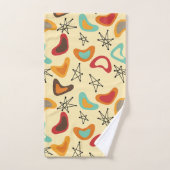 Boomerangs en sterren bad handdoek (Handdoek)