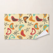 Boomerangs en sterren bad handdoek (Handdoek)